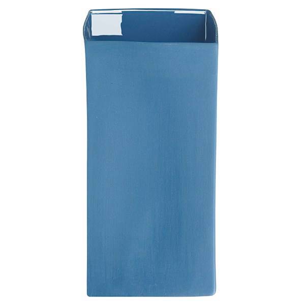 گلدان آزا مدل Cube Blue سایز 18 سانتی متر، Asa Cube Blue Decorative Vase Size 18cm