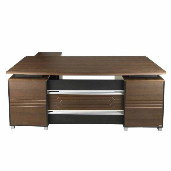 میز اداری فرامین مدل 103M، Faramin 103M hazelnut office desk