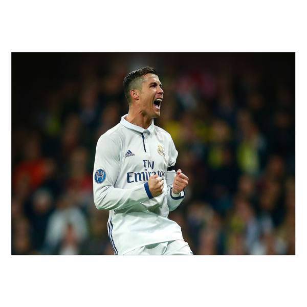 تابلو شاسی ونسونی طرح Ronaldo After Goal سایز 50x70 سانتی متر، Wensoni Ronaldo After Goal Chassis Size 50 x 70 Cm