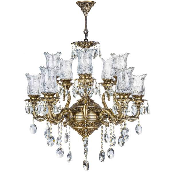 لوستر چشمه نور 10 شعله کد S3561، Cheshmeh Noor S3561 Ten Branches Chandelier