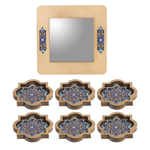 مجموعه ظروف هفت سین 7 پارچه گره کد 3-9671، Gereh 9671-3 Haft Seen Set 7 Pcs