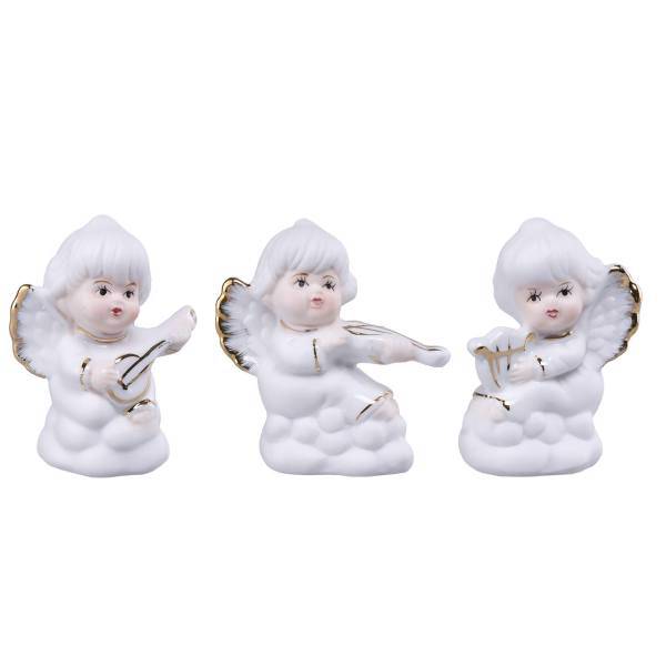 مجسمه پرانی مدل فرشته کد 381 مجموعه 3 عددی، Perani 381 Angel Statue Pack Of 3