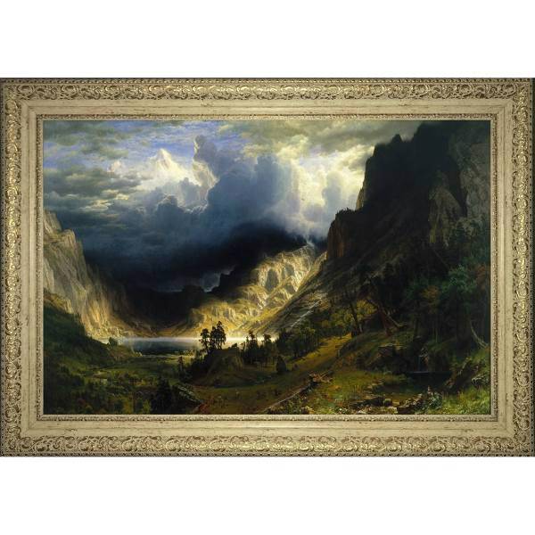 تابلو گالری هنری پیکاسو طرح طوفان در کوه های سنگی