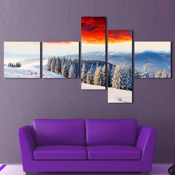 تابلو دیواری 5 تکه بارمان مدل TA-1903، Barman TA-1903 Tableau 5 Pcs