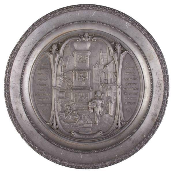 تابلو بشقاب مدل فلزی