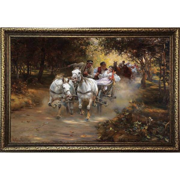 تابلو گالری هنری پیکاسو طرح عروسی روستایی