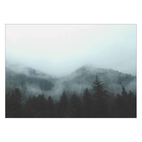تابلو شاسی ونسونی طرح Overcast of Cloud سایز 50x70 سانتی متر، Wensoni Overcast of Cloud Chassis Size 50 x 70 Cm