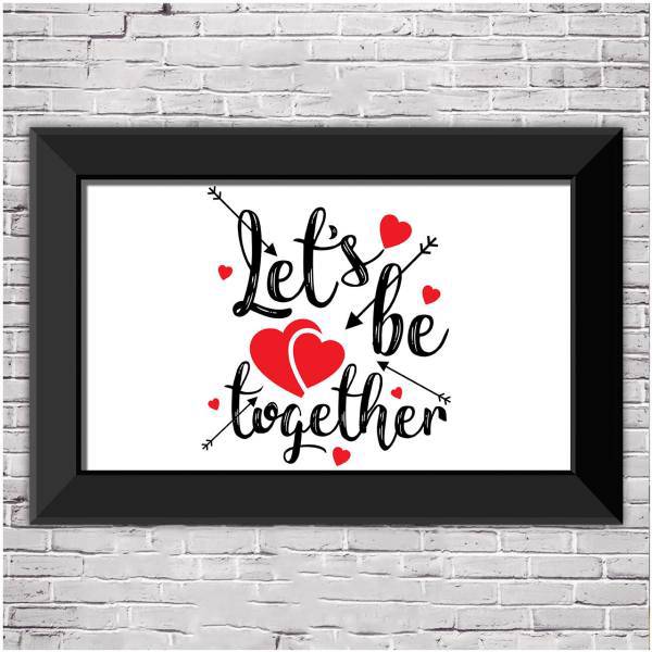 تابلو شاسی چوبی دکوگراف مدل Text کد 312 سایز 60x40 سانتی متر، DecoGraph Text 312 Wood Chassis Size 60x40 Cm