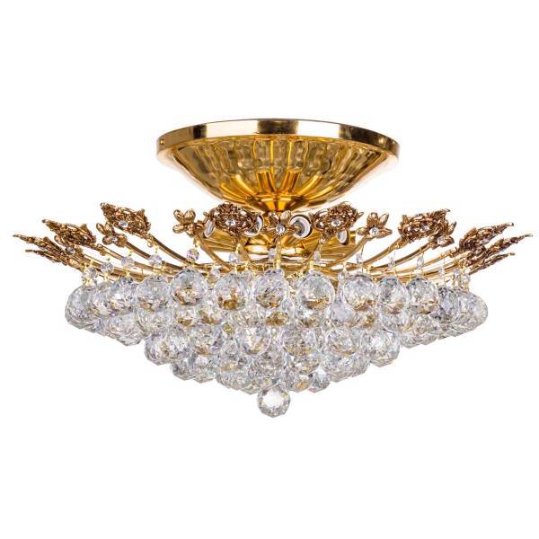 لوستر سقفی چشمه نور 12 شعله کد 2631/70، Cheshmeh Noor 2631/70 Twelve Flames Ceiling Chandelier