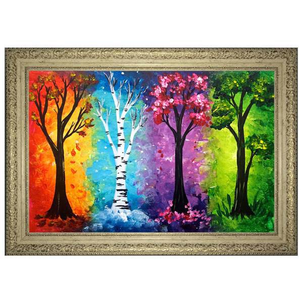 تابلو گالری هنری پیکاسو طرح فصل ها