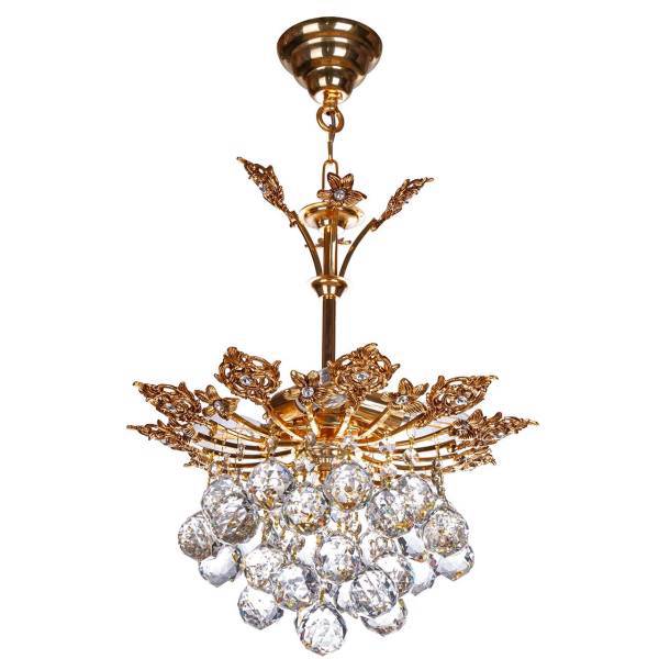 لوستر چشمه نور 4 شعله کد 6620/30، Cheshmeh Noor 6620/30 Four Flames Chandelier