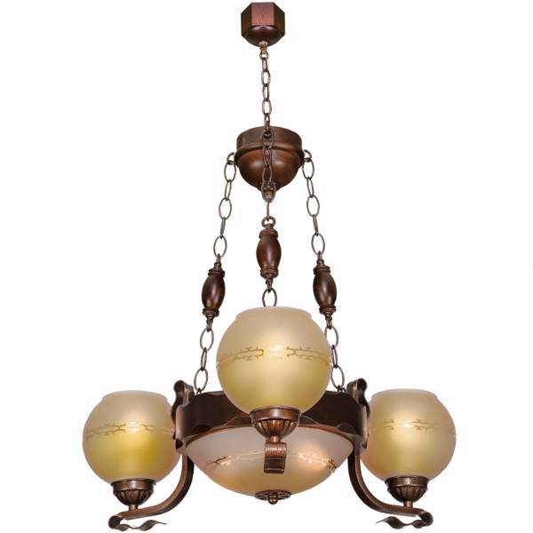 لوستر دارکار مدل رومی سه شعله کد 232، Darkar 232 Roomi three Branches Chandelier