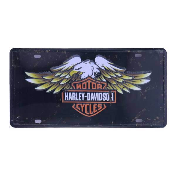 تابلو شاسی طرح هارلی مدل HD01 سایز 15x30 سانتی متر، HD01 Harley Davidson Chassis 15x30cm