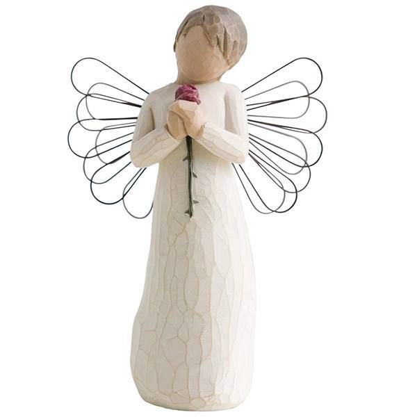 مجسمه ویلو تری مدل فرشته عاشق، Willow Tree Loving Angel 26090 Statue