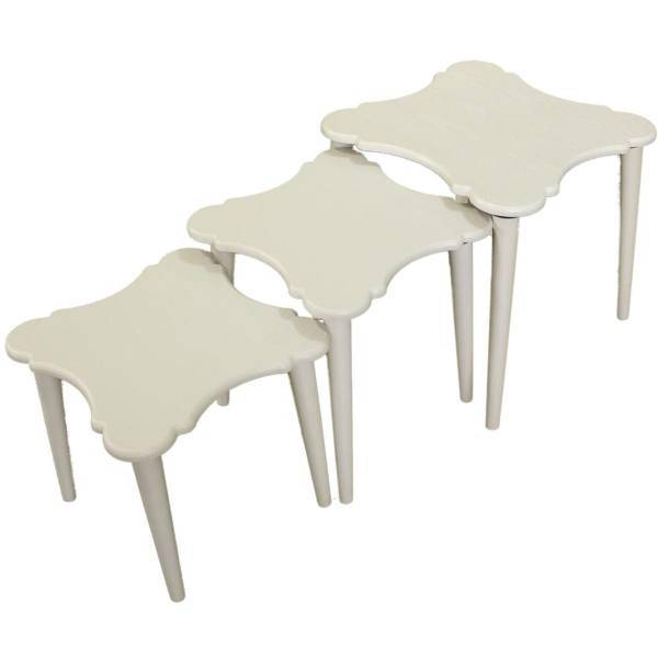 میز عسلی طراحان مدل VIN-10، Tarahan VIN-10 Side Table Set 3 pcs