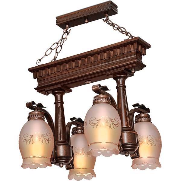 لوستر دارکار مدل تخت جمشید 4 شعله کد 218، Darkar 218 Four Branches Takht-e Jamshid Chandelier