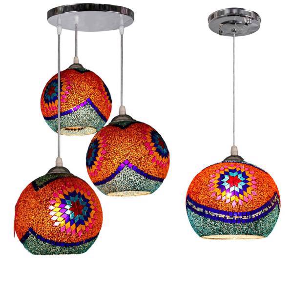 مجموعه چراغ آویز دیلایت کد DEL37-200/3-250، Delight DEL37-200/3-250 Hanging Lamp Set