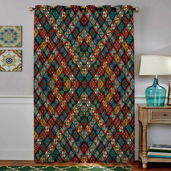 پرده مخمل رنس مدل C4-50078 ارتفاع 190 سانتی متر، Rence C4-50078 Curtain 190 cm