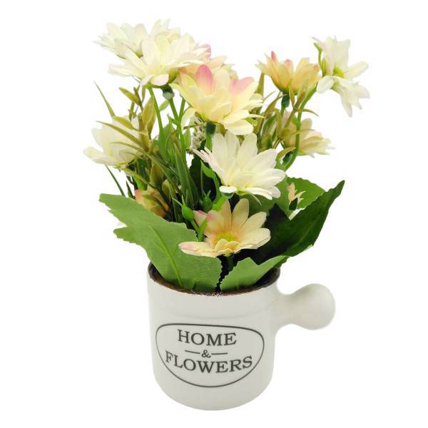 گلدان به همراه گل مصنوعی کیدتونز کد KGG-008-1، Kidtunes KGG-008-1 Flower And Pot