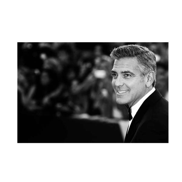 تابلو شاسی چوبی نوین نقش طرح جرج کلونی 01، Novinnaghsh Wooden Chassis George Clooney 01 Design