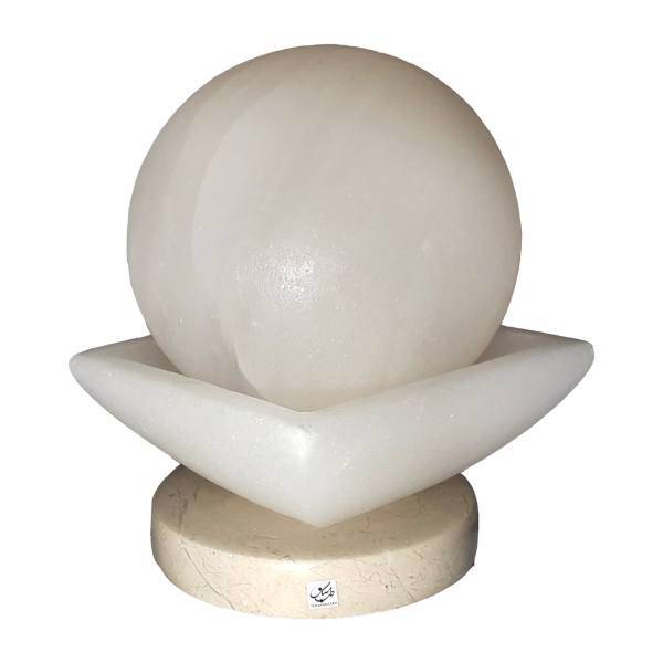 آباژور سنگ نمک طب سنگ طرح ماه پیکر کد TA-6023، Tebsang Mahpeykar TA-50106 Salt Stone Lamp