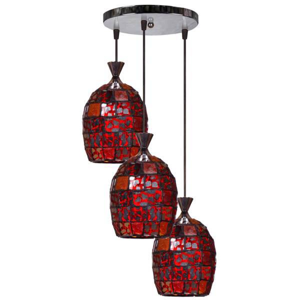 چراغ آویز دیلایت 3 شعله کد GH068-3، GH068-3 Three Branch Hanging Lamp