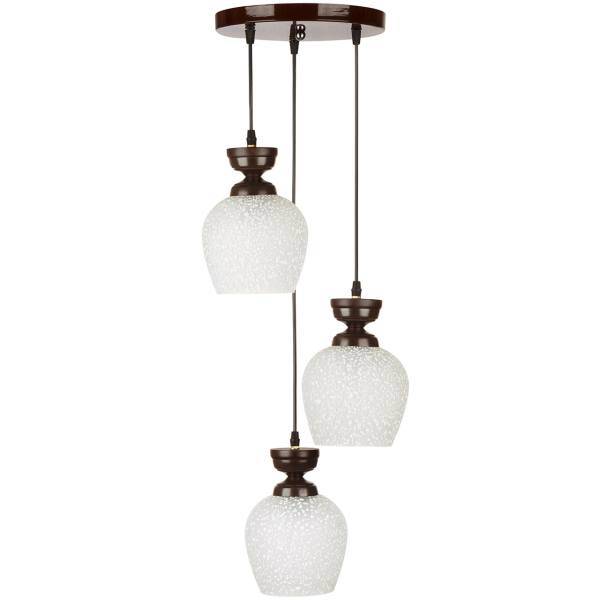 چراغ آویز چشمه نور سه شعله کدG554/3H-BR، Cheshmeh Noor G554/3H-BR Three Flame Hanging Lamp