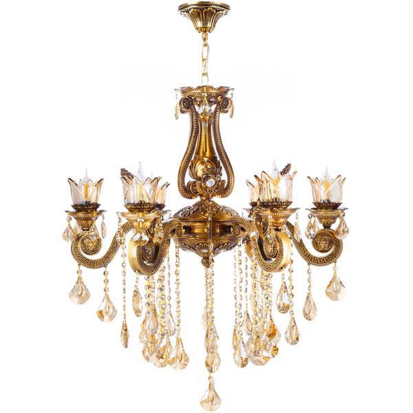 لوستر چشمه نور8 شعله کد M3510/8G، Cheshmeh Noor M3510/8G Eight flames Chandelier