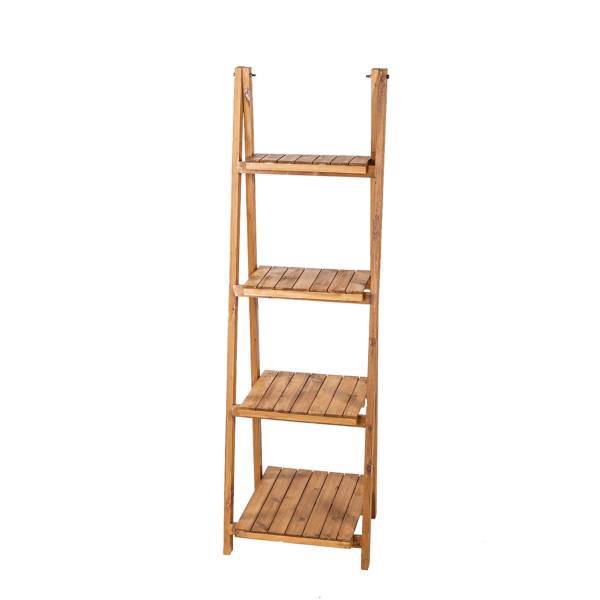 استند گل ترمه چوب مدل چهار طبقه، Thermechoob Four Shelf Stand Flower