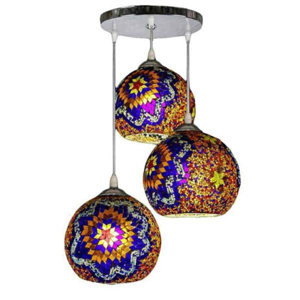 چراغ آویز دیلایت 3 شعله کد DEL38-200-3، Delight DEL38-200-3 Three Branch Hanging Lamp