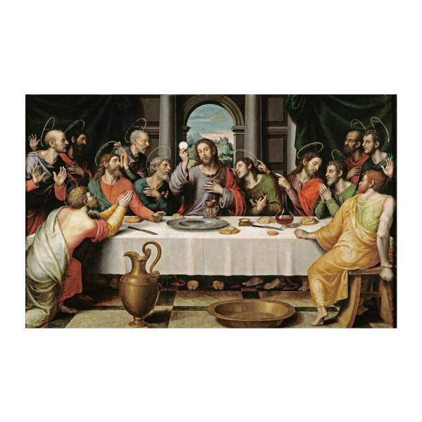 تابلوی گرافیتی طرح The Last Supper سایز 50 × 70، Graffity The Last Supper Chassis 70 x 50