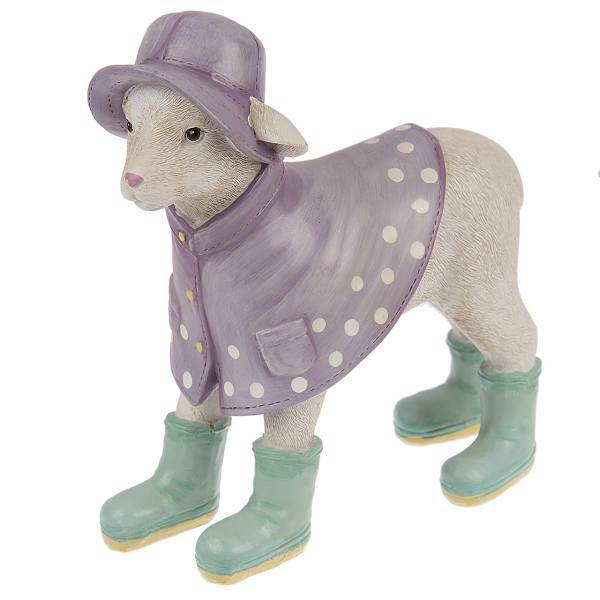 مجسمه ایتال دکور مدل Raincoat Lamb کد 27121، Italdecor Raincoat Lamb 27121 Statue