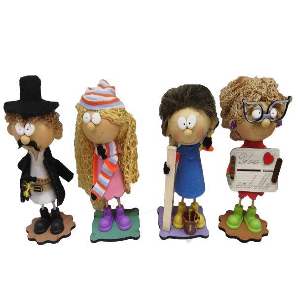 مجسمه دکوری فانتزی ریما کالا بسته 4عددی