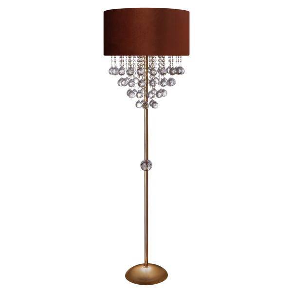 آباژور ایستاده دیلایت مدل Nilufar Gold، Delight Nilufar Gold GHR Standing Lamp