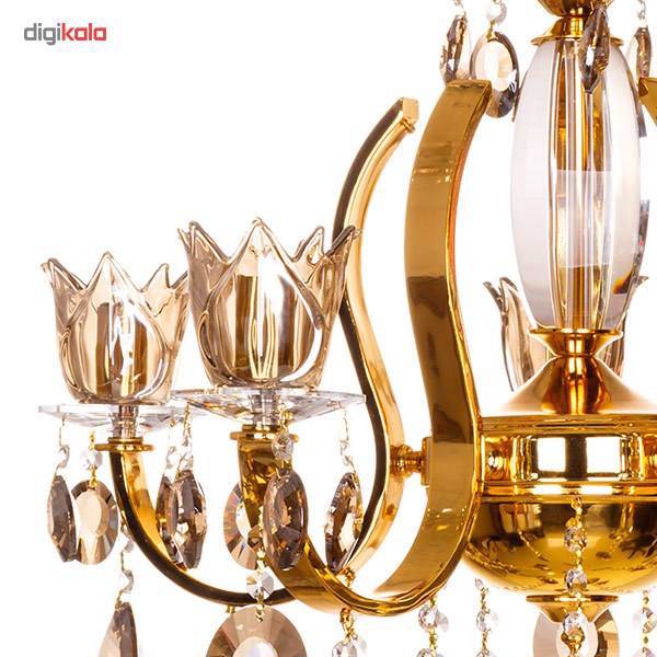 لوستر چشمه نور 5 شعله کد 886/5C، Cheshmeh Noor Five Branches 886/5C Chandelier