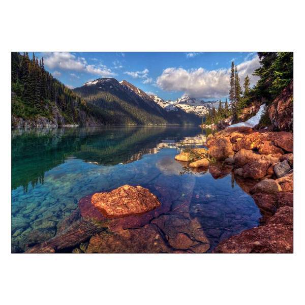 تابلو شاسی ونسونی طرح Calm River سایز 50 × 70 سانتی متر، Wensoni Calm River Chassis Size 50 x 70 Cm