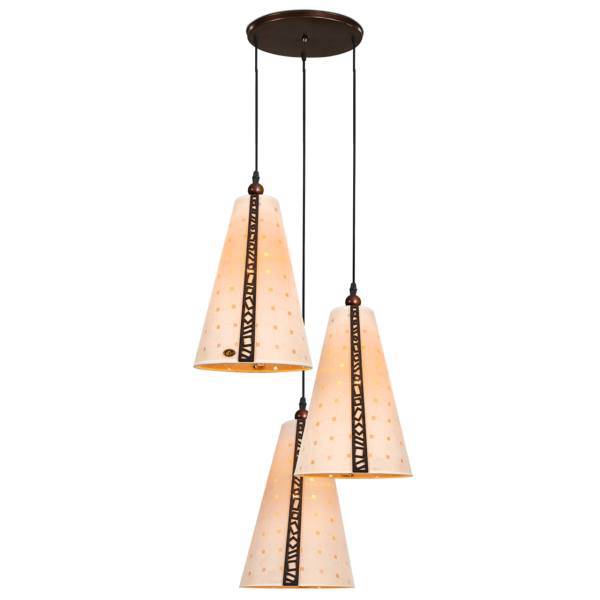 چراغ آویز دارکار مدل یونیک 3 شعله کد 85، Darkar 85 Unique Three Branches Hanging Lamp