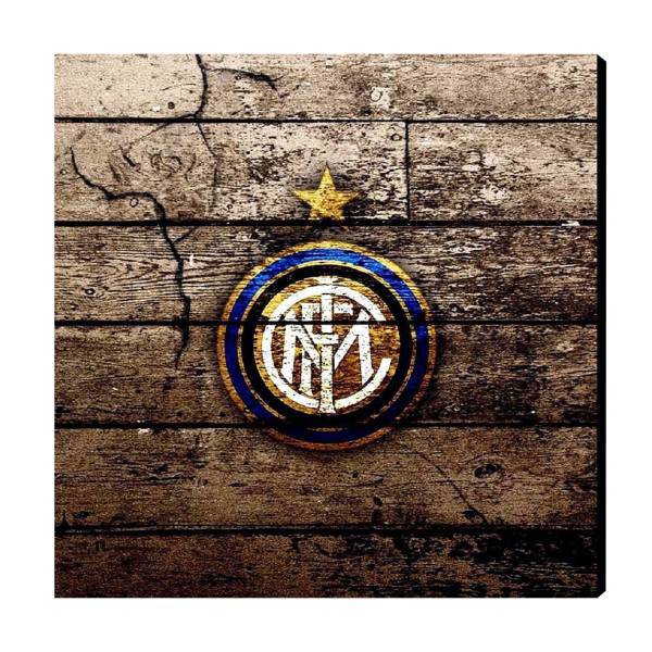 تابلو شاسی عرش مدل AS137 طرح Inter Milan سایز 20x20 سانتی متر