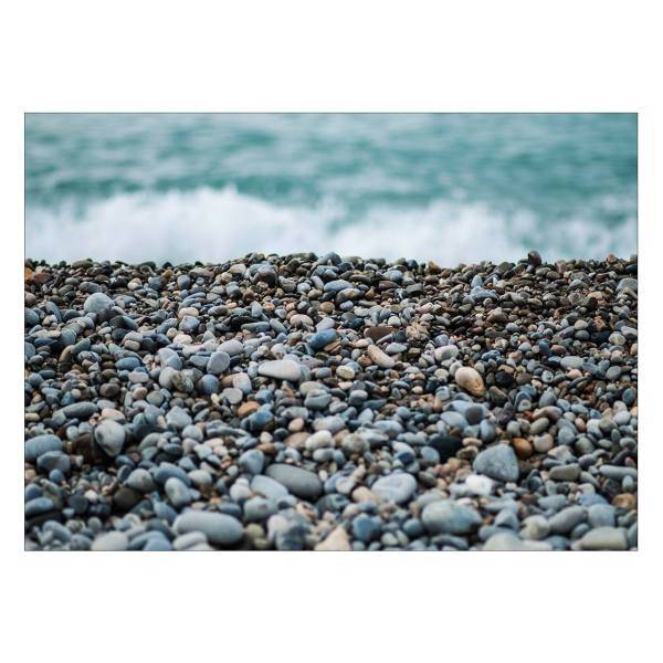 تابلو شاسی ونسونی طرح Gravels on Beach سایز 50x70 سانتی متر، Wensoni Gravels on Beach Chassis Size 50 x 70 Cm