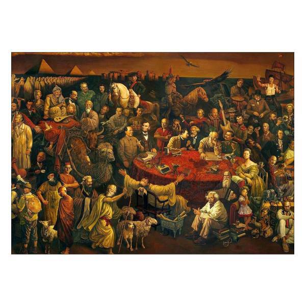 تابلوی ونسونی طرح All The Fiction سایز 50x70، Wensoni All The Fiction Chassis 50x70