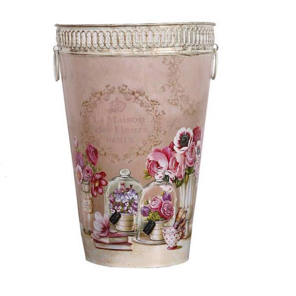 گلدان فلزی گلدونه مدل S01، Goldooneh S01 Metal Flower Pot