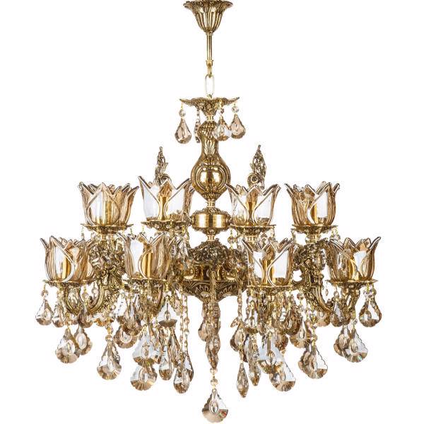 لوستر چشمه نور 16 شعله کد C2515/8، Cheshmeh Noor C2515/8 Sixteen flames Chandelier