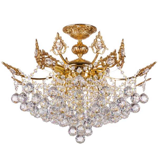 لوستر سقفی چشمه نور 12 شعله کد 2647/8، Cheshmeh Noor 2647/8 Twelve Flames Ceiling Chandelier