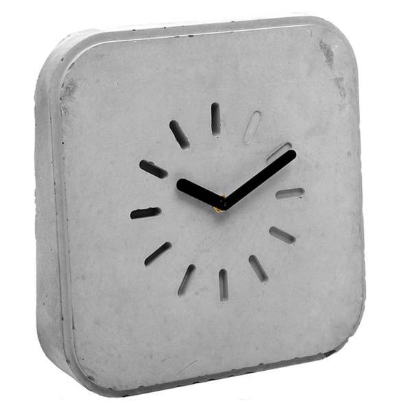 ساعت رومیزی پلاس مدل CR-002، Plus Concrete Clock CR-002