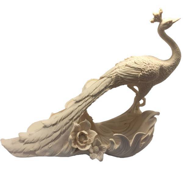 مجسمه مدل طاووس سفید