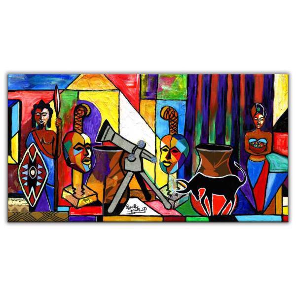 تابلو بوم گالری آگاپه مدل B12 سایز 120x60، Agape Gallery B12 Canvas Print Wall Mount 120x60