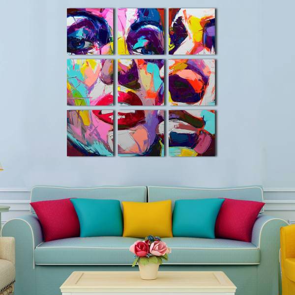 تابلوی دیواری 9 تکه آریکان مدل TA5201