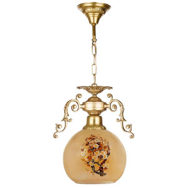 لوستر چشمه نور تک شعله کدC2757/1H، Cheshmeh Noor C2757/1H Flames Chandelier