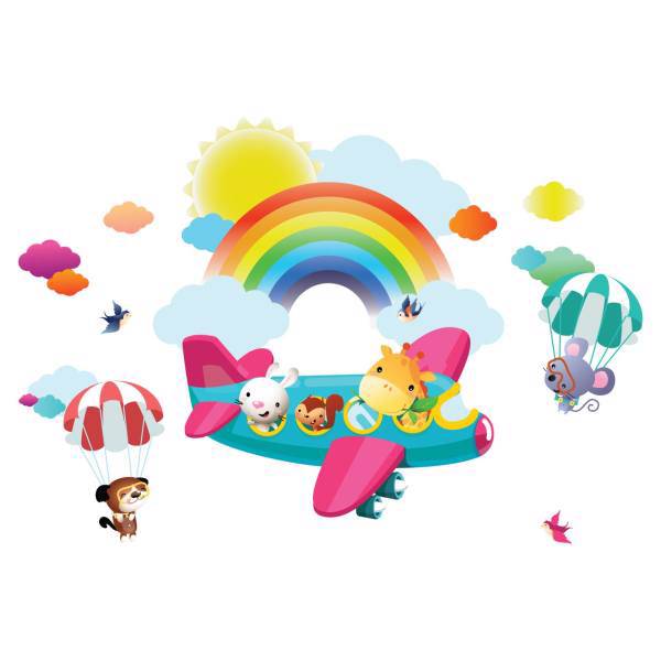 استیکر سالسو طرح Animals in the Sky، Salso Animals in the Sky Sticker