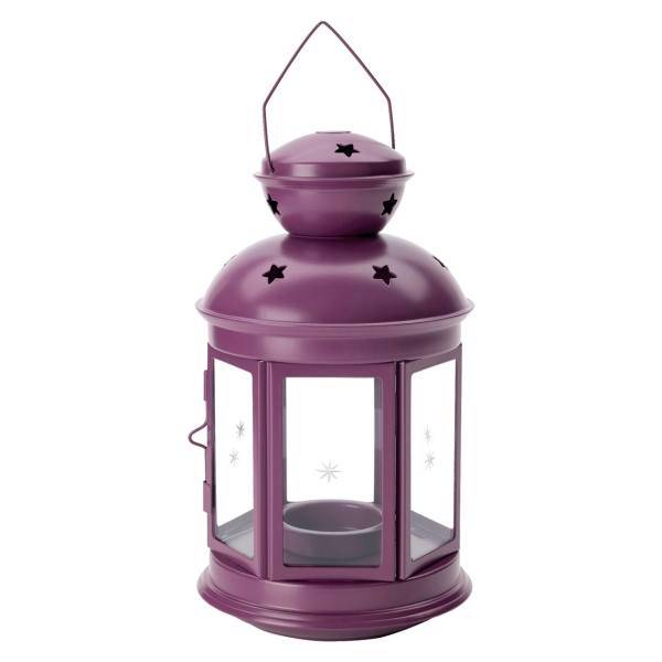 جاشمعی ایکیا مدل Roter Purple، IKEA Rotera Candlestick